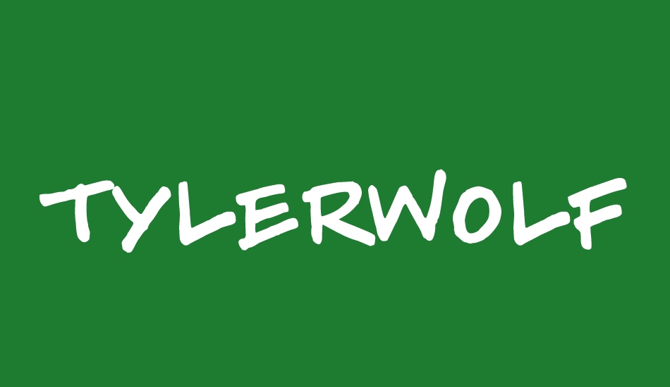 tylerwolf font big