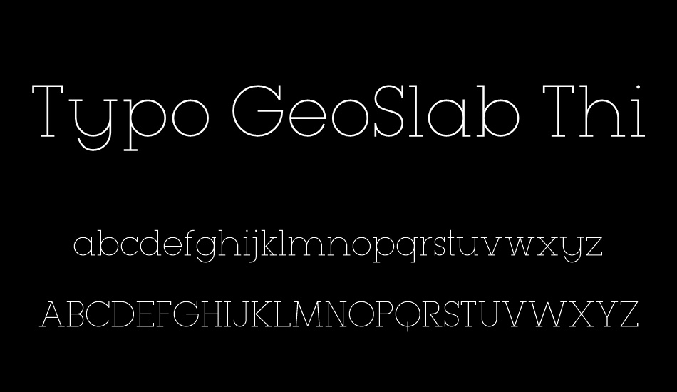 typo-geoslab-thin-demo font