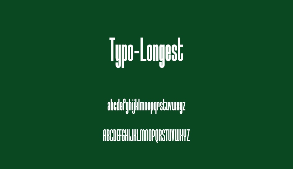 typo-longest-demo font