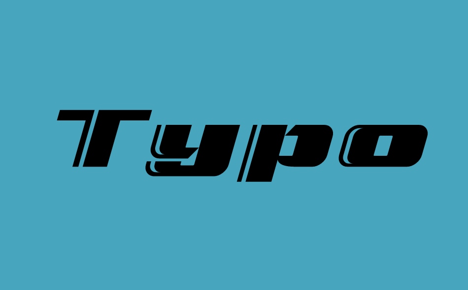 Typo Speed font big