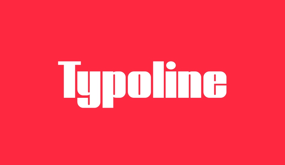 typoline font big