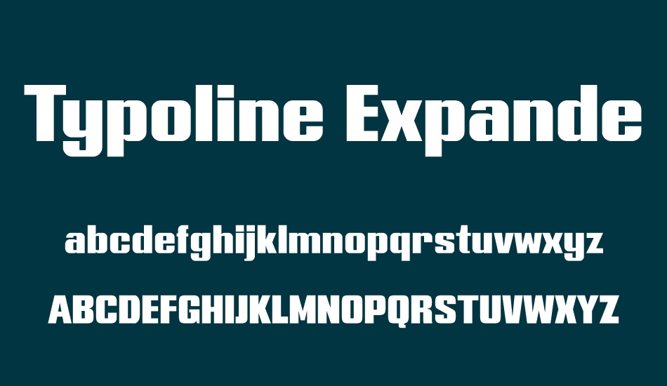 typoline-expanded font