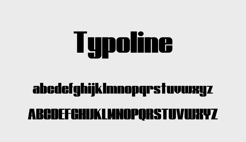 typoline font