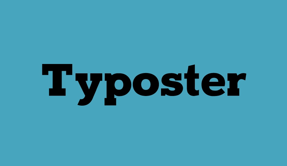 typoster font big