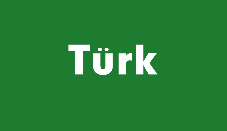 türk font big