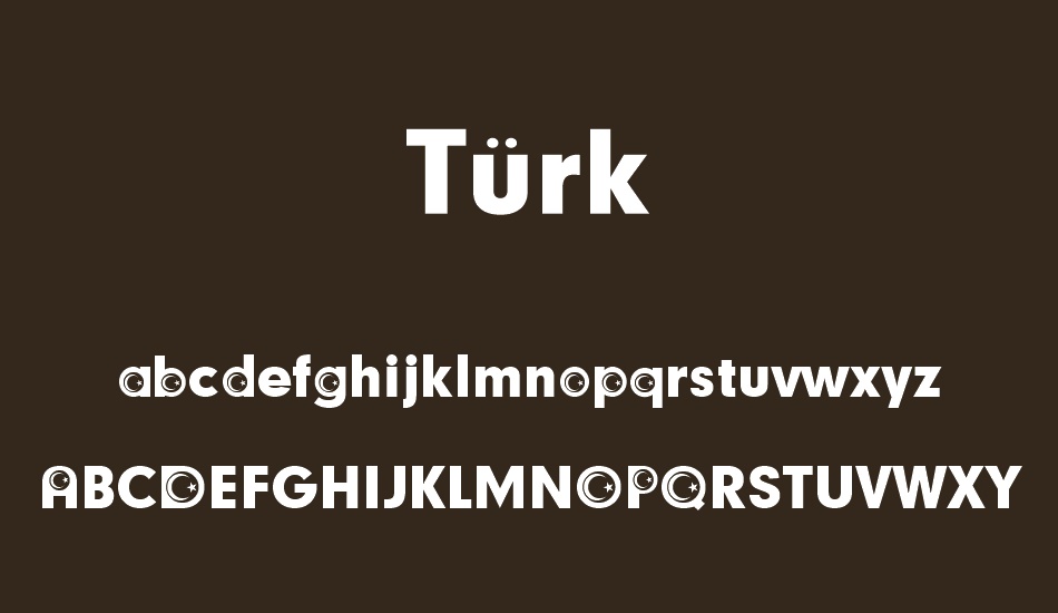 türk font