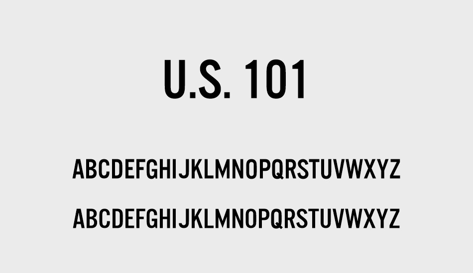 u-s--101 font