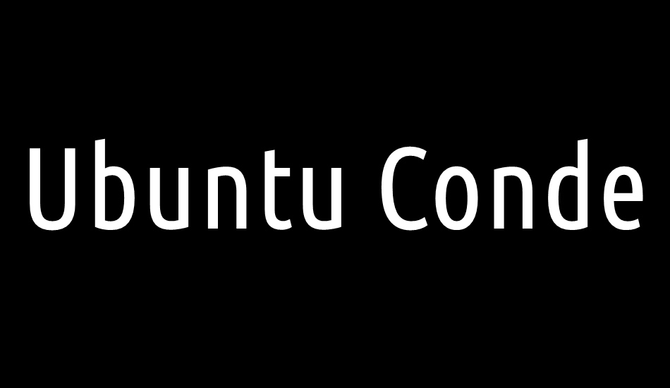 ubuntu-condensed font big