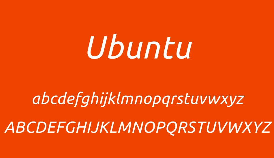 ubuntu font