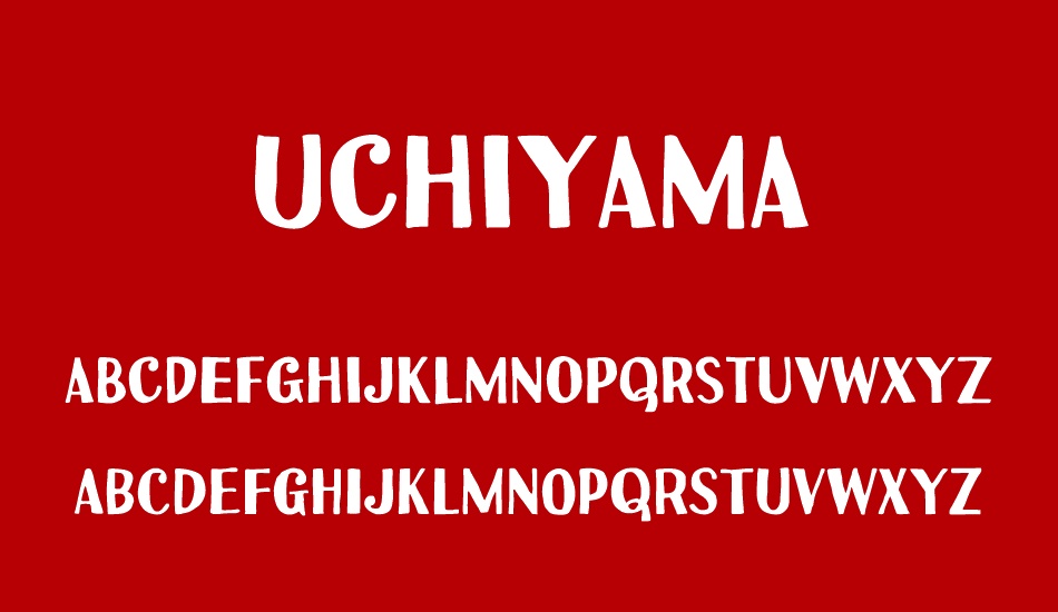 uchiyama font