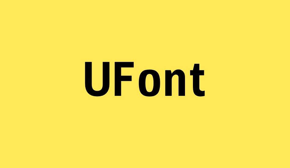 ufont font big