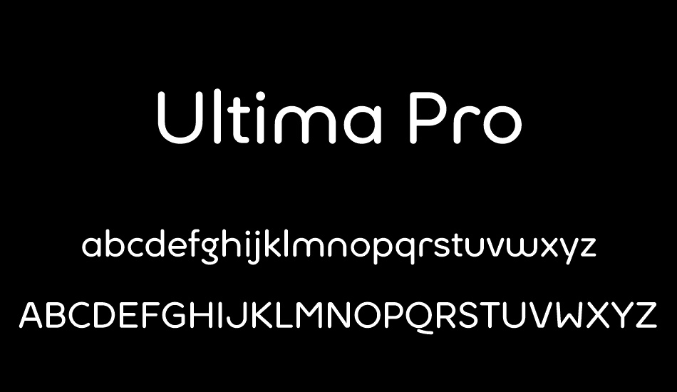 ultima-pro font