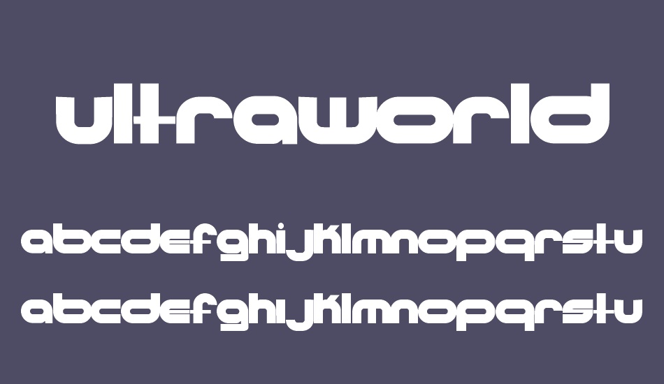ultraworld font