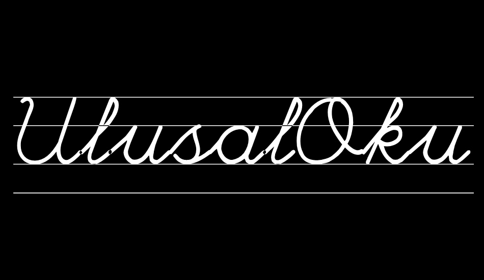 ulusalokul-com-çizgili font big