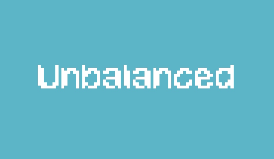 unbalanced font big