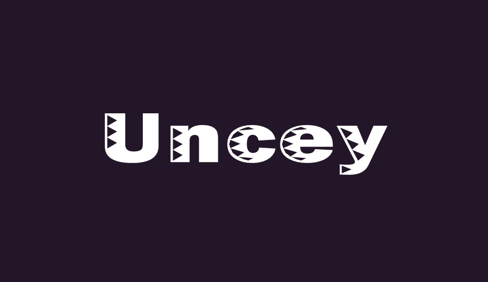 uncey font big