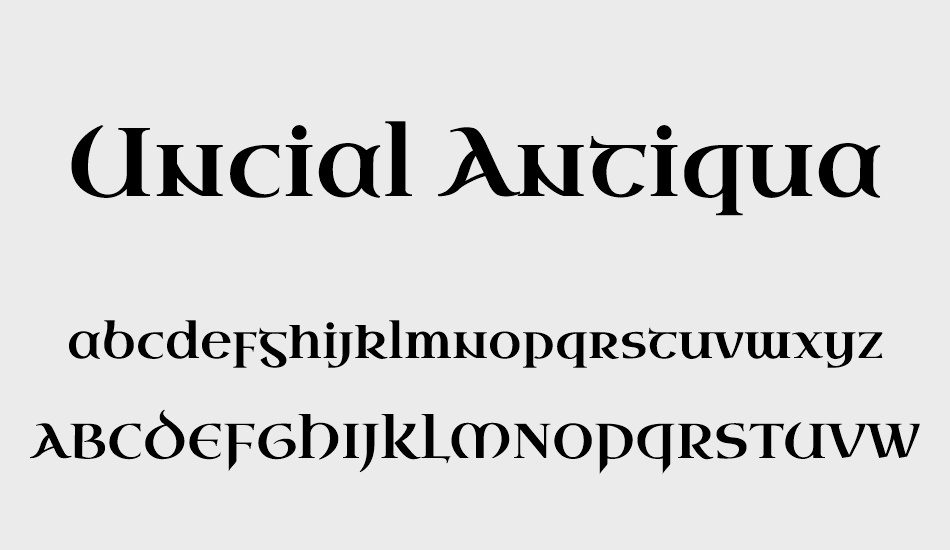 uncial-antiqua font