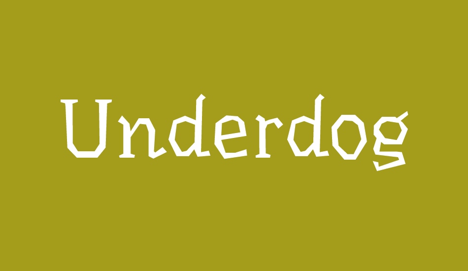 underdog font big