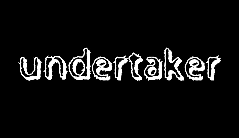 undertaker font big