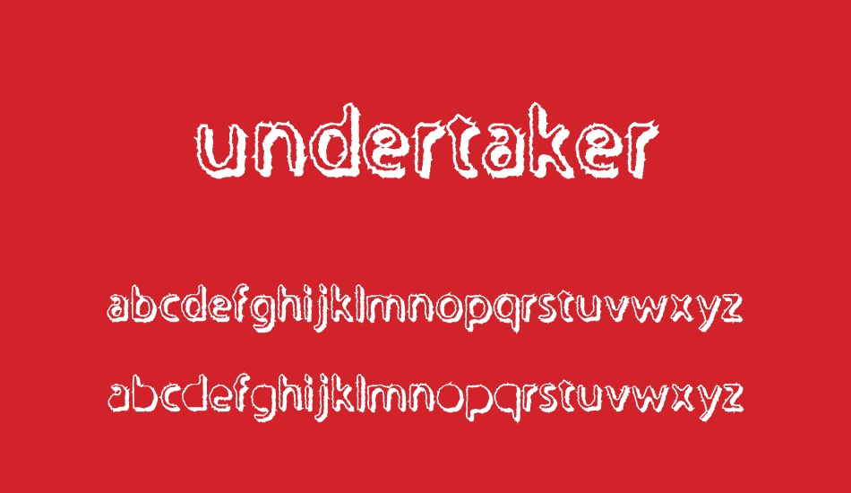 undertaker font