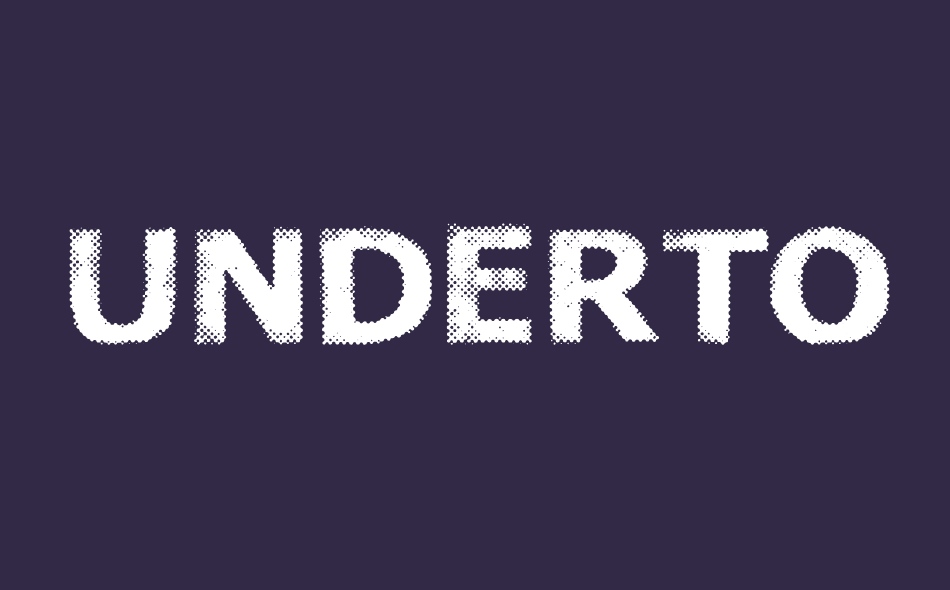 Undertown font big