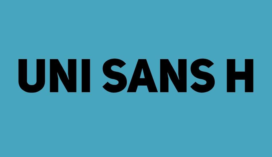 uni-sans-heavy-caps font big