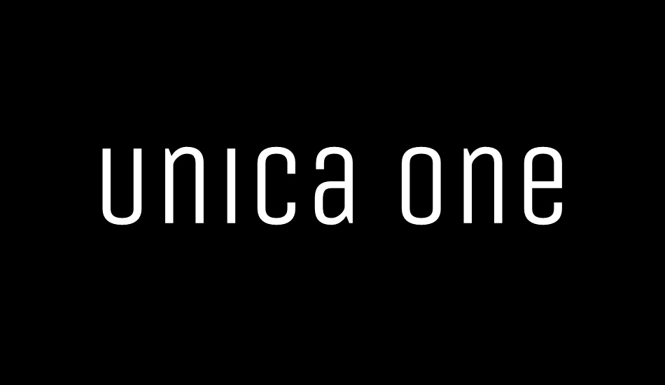 unica-one font big