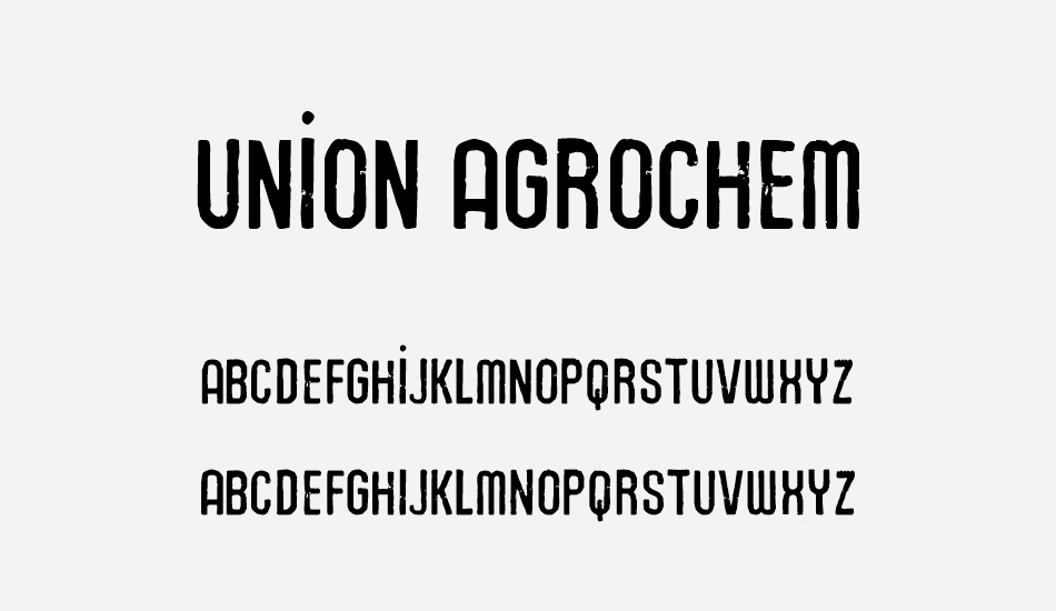 union-agrochem font