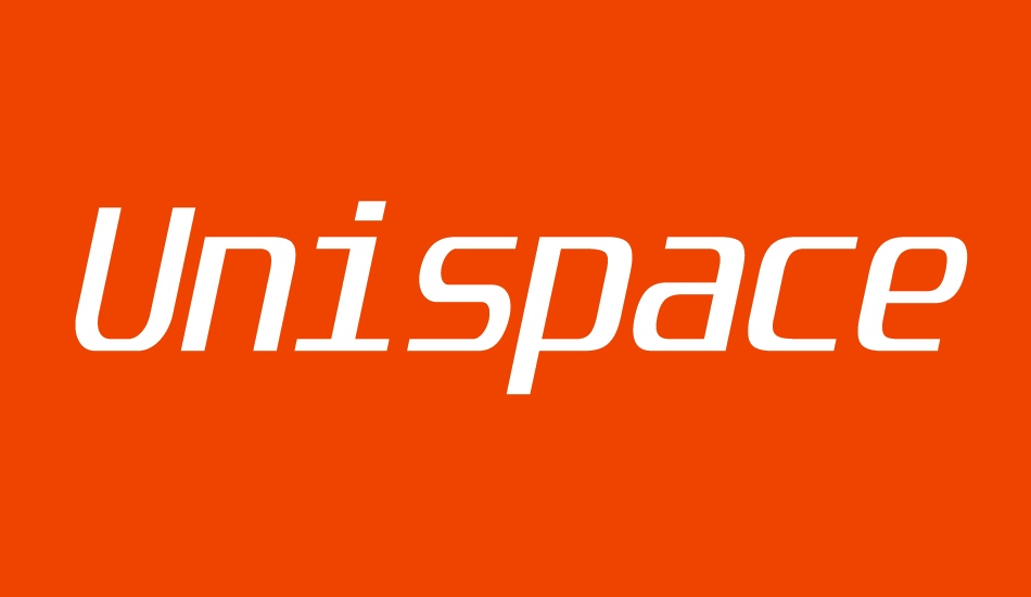 unispace font big