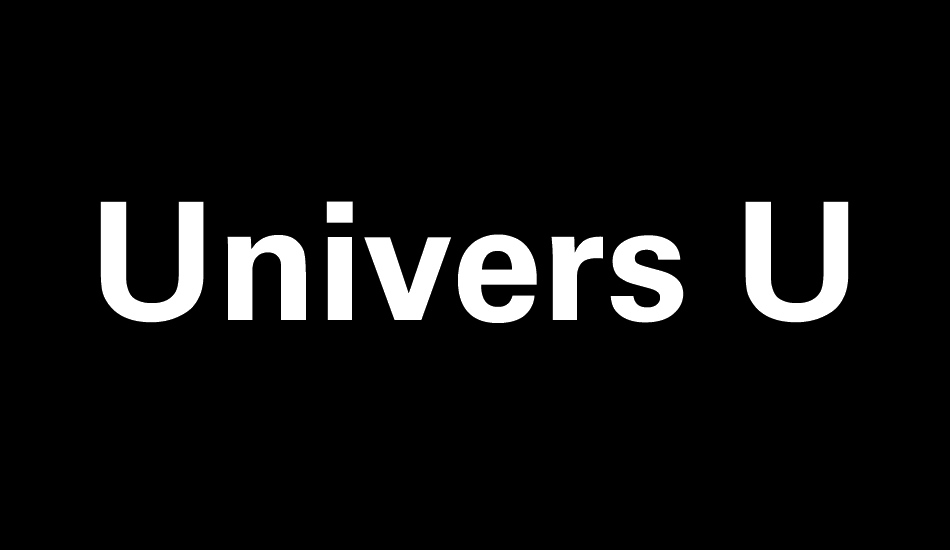 univers-unicode font big