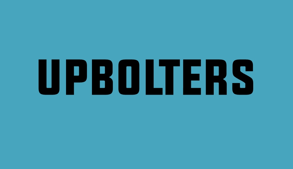 upbolters font big