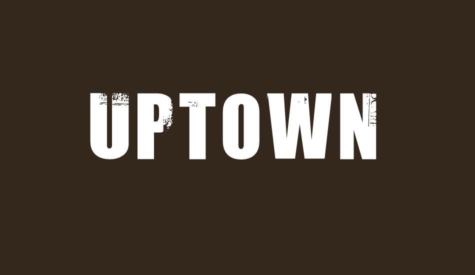 uptown font big