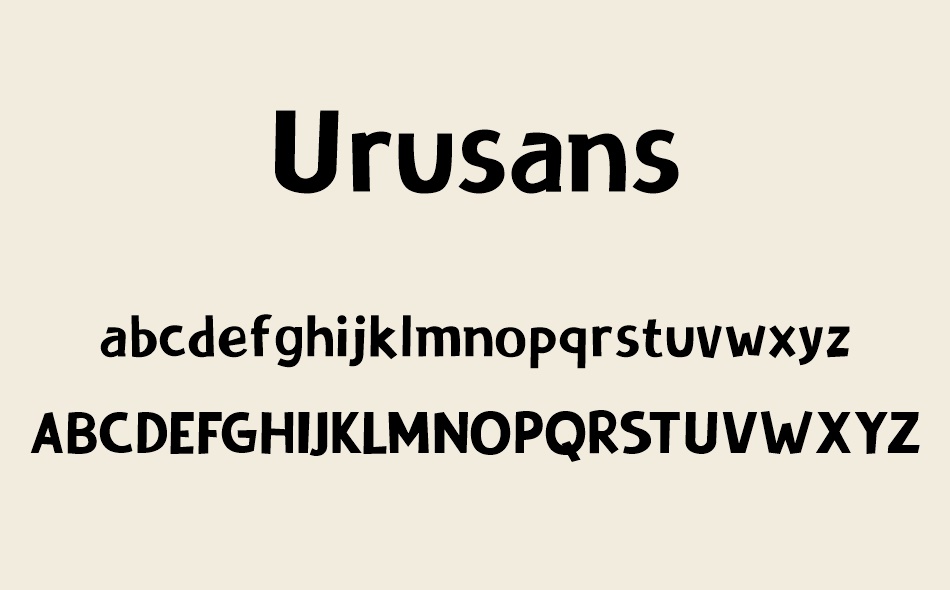 Urusans font