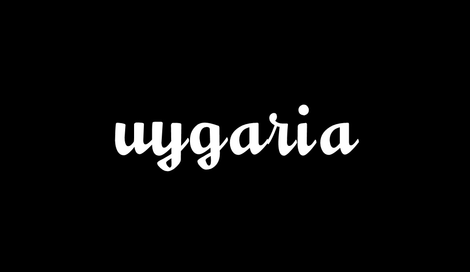 uygaria font big