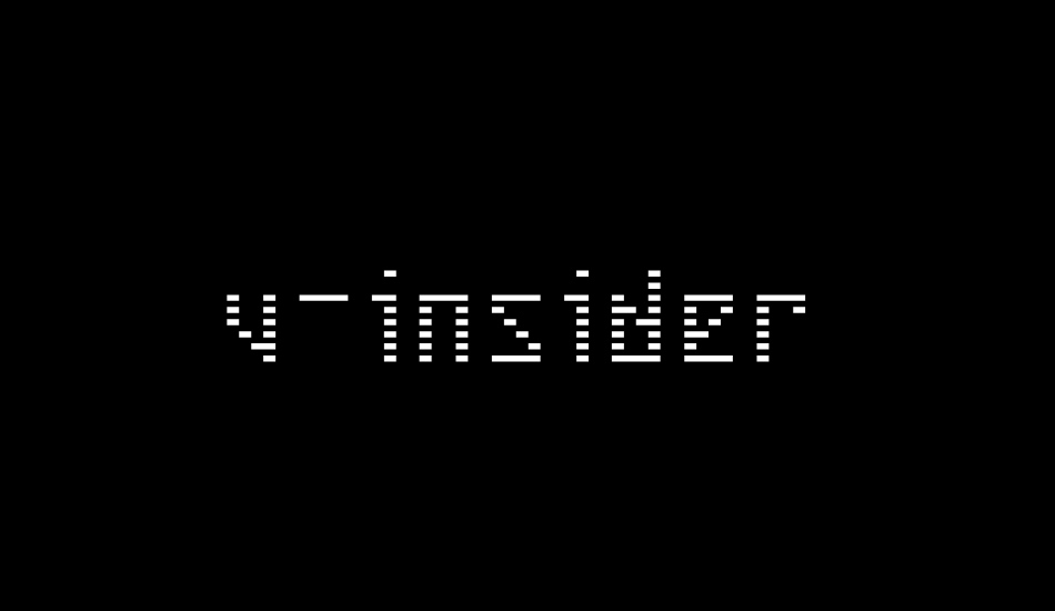 v-insider font big