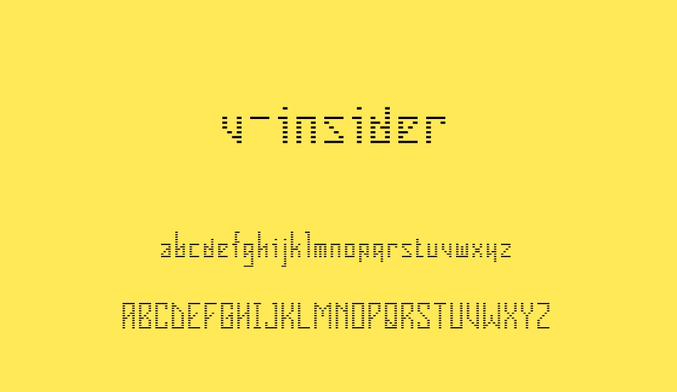v-insider font