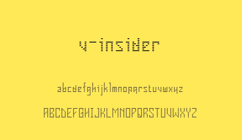 v-insider font