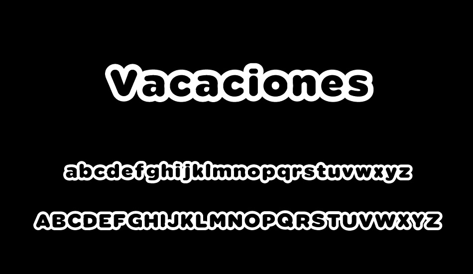 vacaciones font