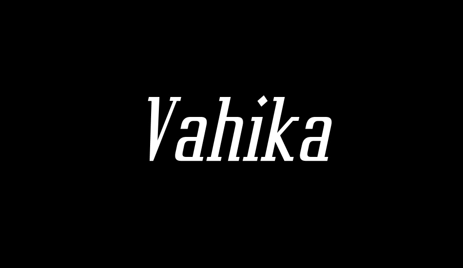 vahika font big