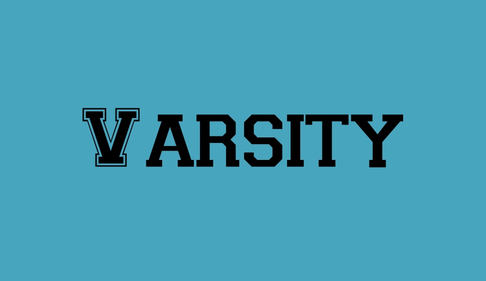 varsity-regular font big