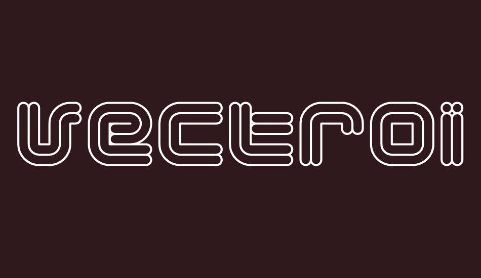 vectroid-astro font big