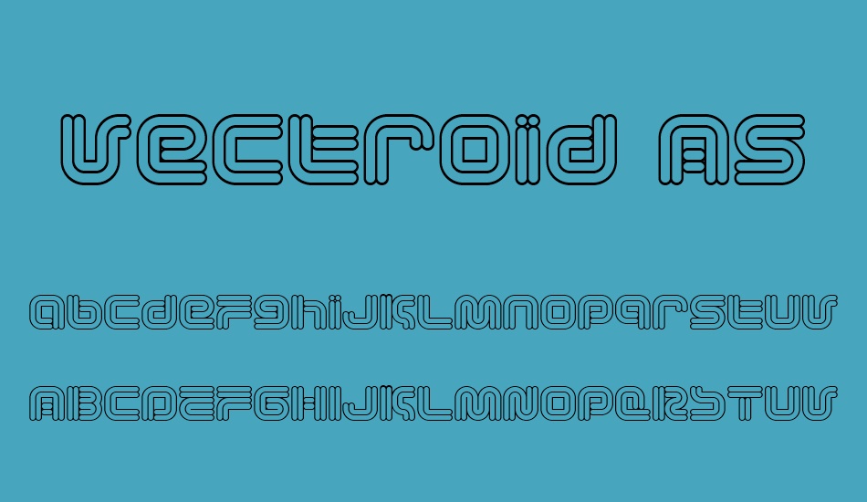 vectroid-astro font