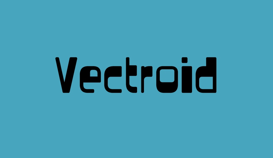 vectroid font big