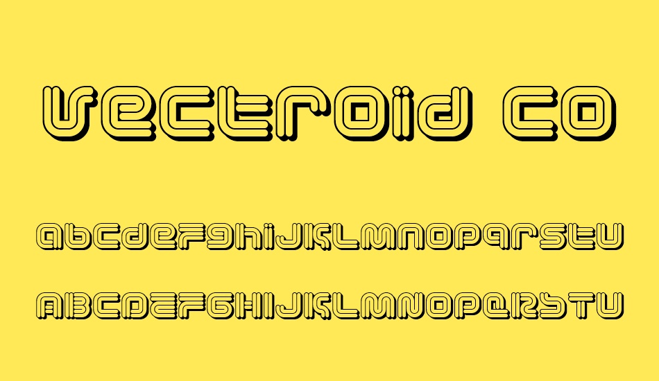 vectroid-cosmo font