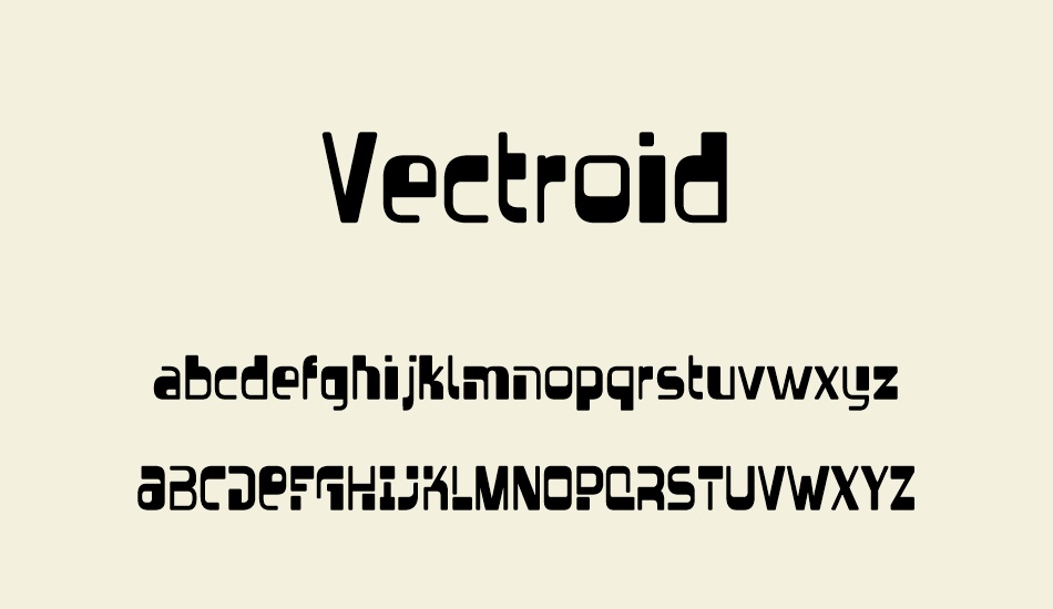 vectroid font