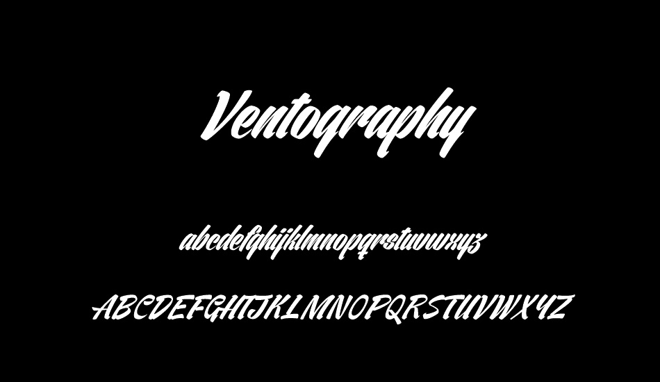 ventography-personal-use-only font