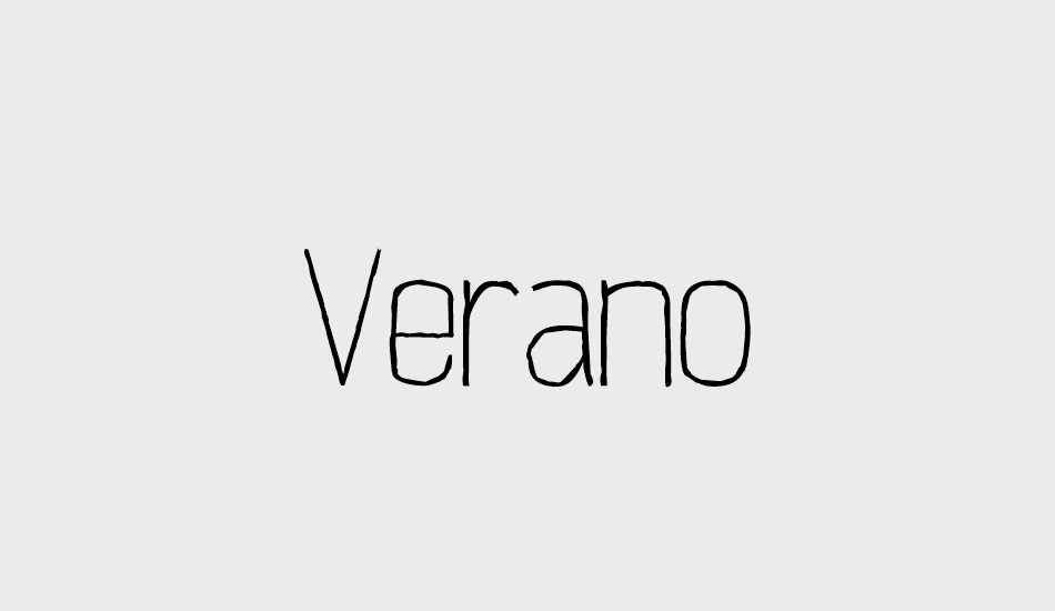 verano font big