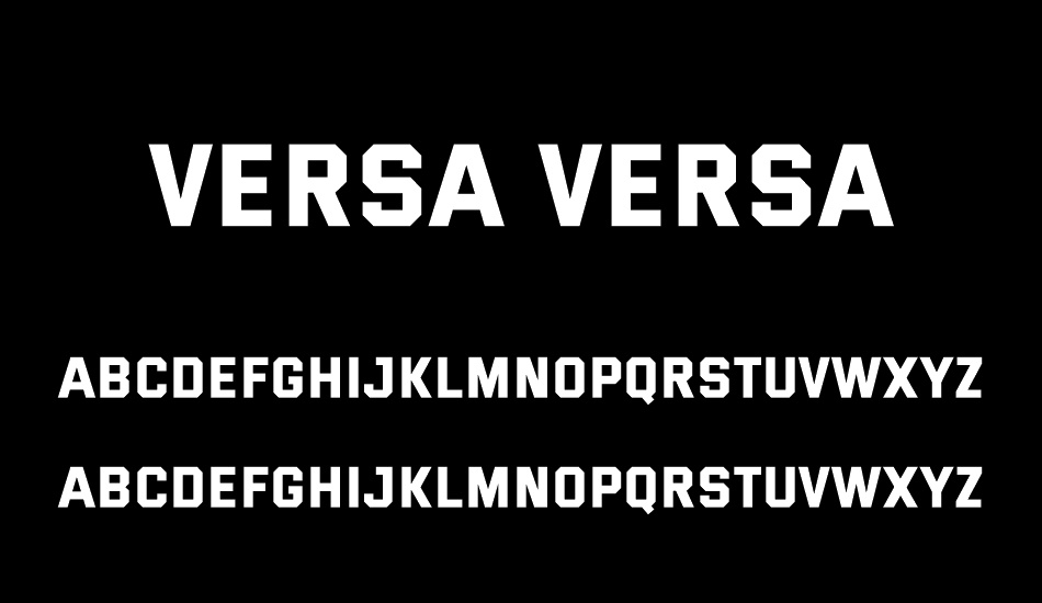 versa-versa font