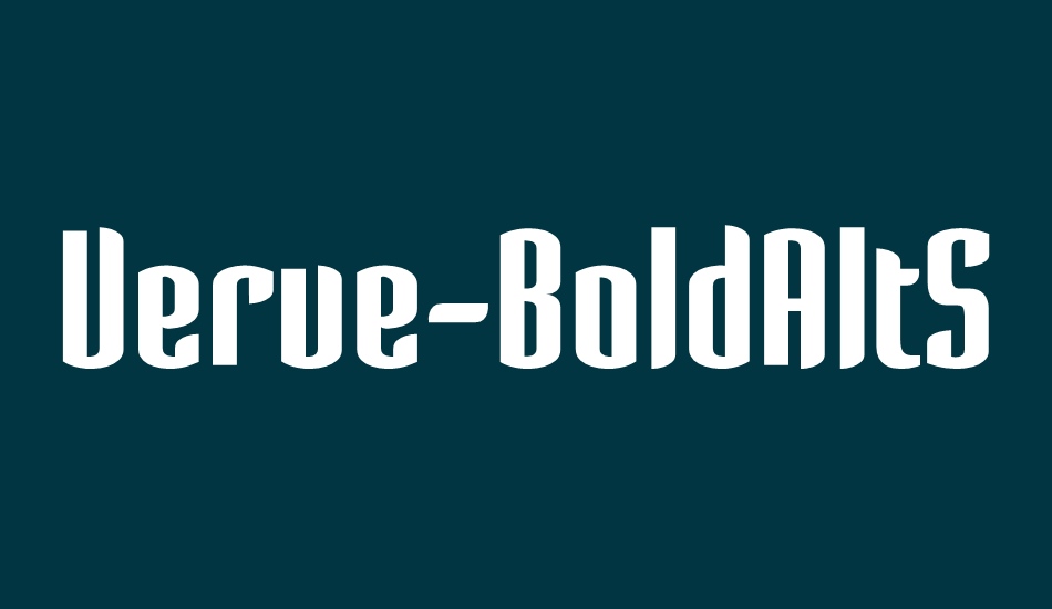 verve-boldaltstf font big