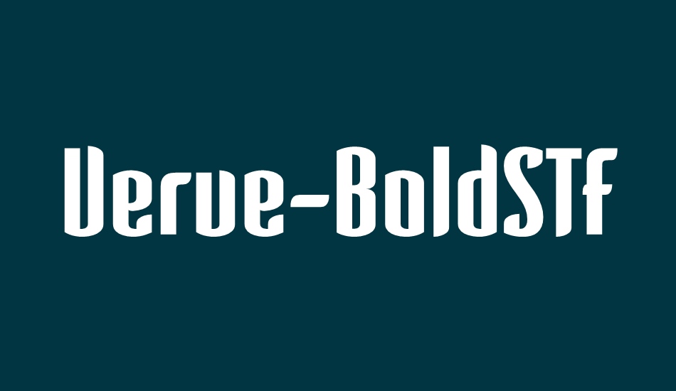 verve-boldstf font big